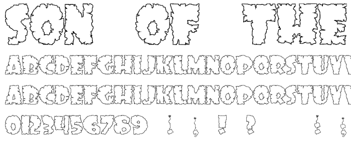 Son of the Bride of Foo JL font
